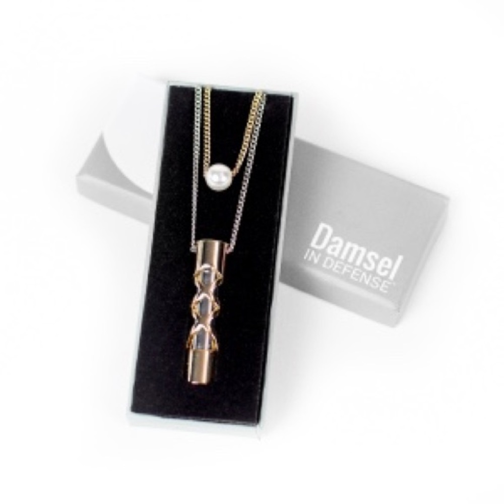 Emergency Whistle “Pearl of Wisdom” necklace